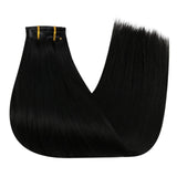 invisible clip in hair extensions black hair extensions