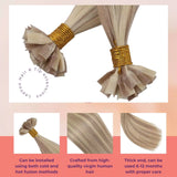 virgin human hair k tip extensions