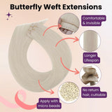 new weft hair extensions hole weft extensions