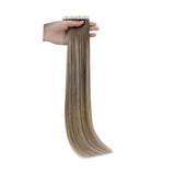 laavoo virgin tape in human hair extensions