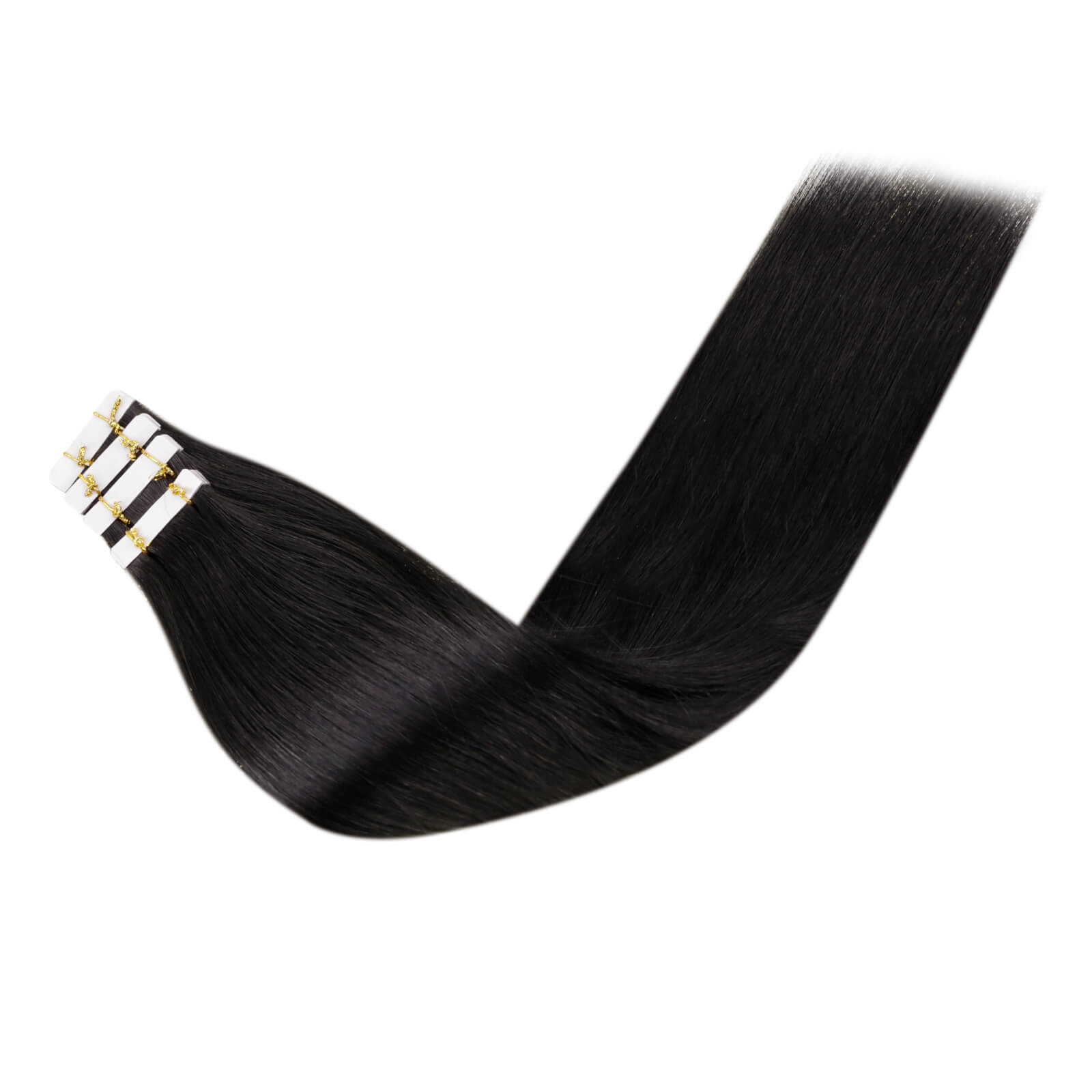 [Virgin Hair] Injection High Quality Tape in Human Hair Extensions Off Black #1b| LaaVoo