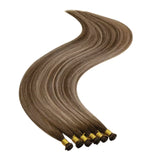 Hair hand tied weft extensions virgin human hair