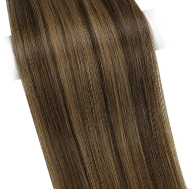 Virgin Hand Tied Hair Weft Extensions Brown