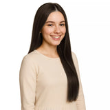 brown hair weft tape in extensions