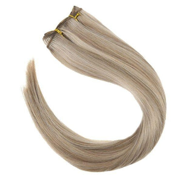 remy weft hair extensions highlight blonde