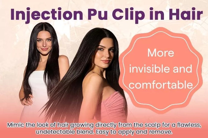 invisible clip in hair