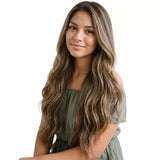 remy hair extensions nano ring extension highlight brown