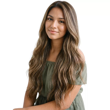remy hair extensions nano ring extension highlight brown
