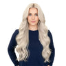 blonde hair clip in extensions