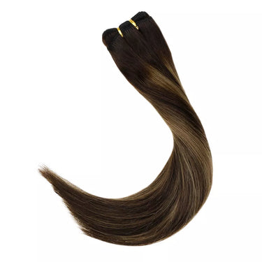 real hair extensions machine weft