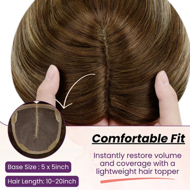 hair topper for thinning crown