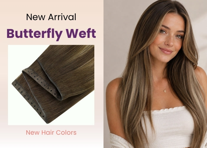 virgin hair extensions new arrival new color butterfly weft