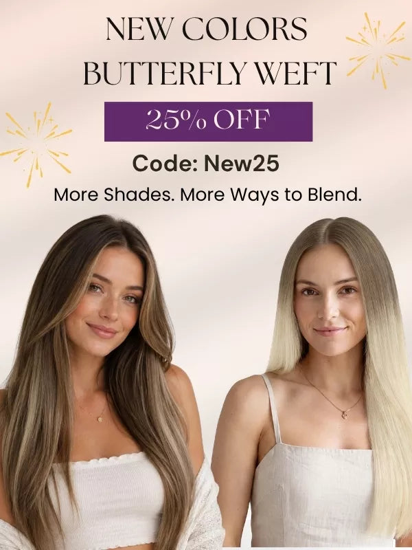 butterfly weft new hair colors