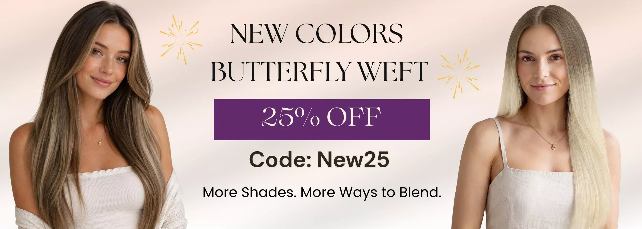 new butterfly weft extensions