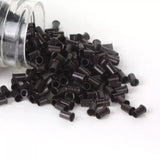 brown copper micro ring beads