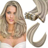 Seamless Injection Tape in Human Hair Highlight Blonde