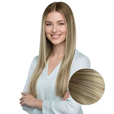 invisible seamless clip on hair extensions