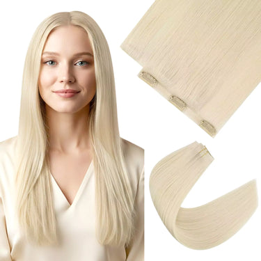 blonde hair extensions clip in