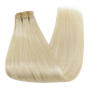 100% human hair extensions clip-in invisible hair extensions