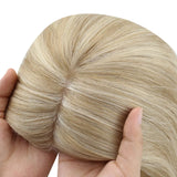 human hair topper fishnet hair toppers