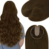 brown hair toppers virgin fishnet hair toppers