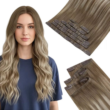 remy hair extensions clip in human hair