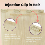 natural clip in hair extensions blonde hair