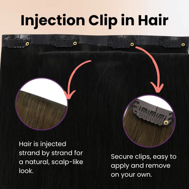 black clip in hair extensions