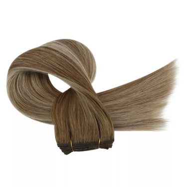 balayage hair weft sew in hair extensions