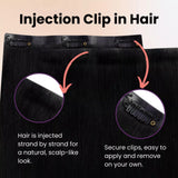 natural hair extensions clip in black hair extensions