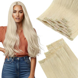 clip on hair extensions blonde hair