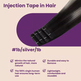 injection tape in hair extensions