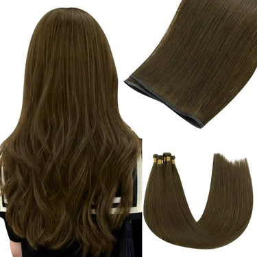 virgin hair micro link weft hair extensions