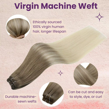 machine weft extensions seamless weft hair extensions 