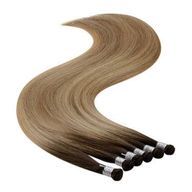 healthy hand tied weft human hair bundle