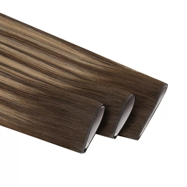 balayage brown tape in weft virgin human hair
