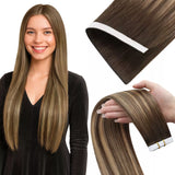  tape in weft extensions real human hair extensions