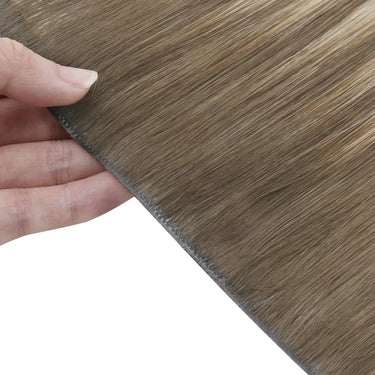 straight hair extensions tape in weft balayage hair extensions