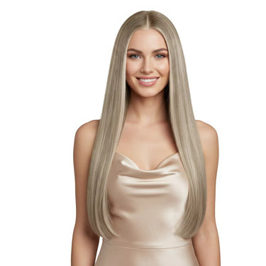 balayage tape in weft hair extensions