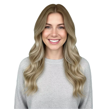 balayage clip in hair extensions remy hair