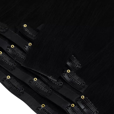 clip in extensions for thin hair natural black hair