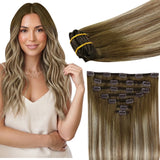 human clip in hair extensions