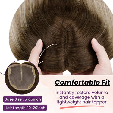 hair topper for women