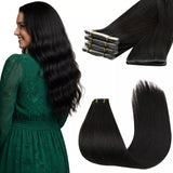 invisible seamless tape in hair extensions