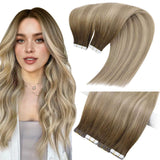 long hair extensions virgin tape in hair extensions