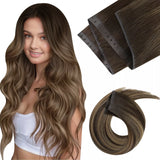 hole pu weft hair extensions invisible hair extensions