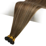 virgin genius weft hair extensiosn brown hair