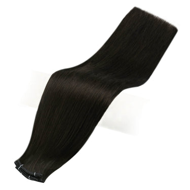 virgin hair extensions genius weft darkest brown