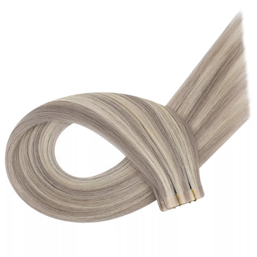 blonde virgin tape in hair extensions