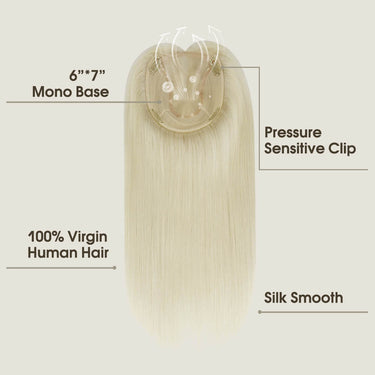 virgin mono topper platinum blonde